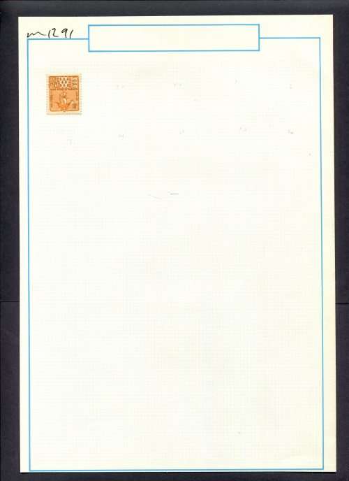 St. Pierre and Miquelon - 1 Stamp Mounted On Old Album Page