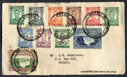 Southern Rhodesia - Used on Piece - This is NOT a Cover