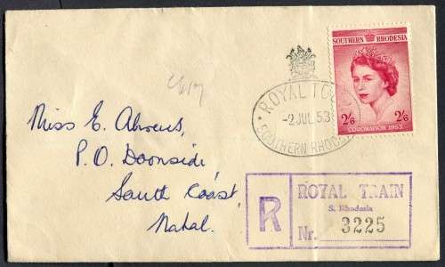 Southern Rhodesia - Cover - Royal Train