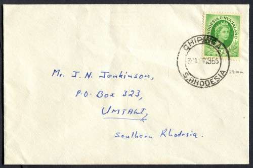 Rhodesia and Nyasaland - Cover