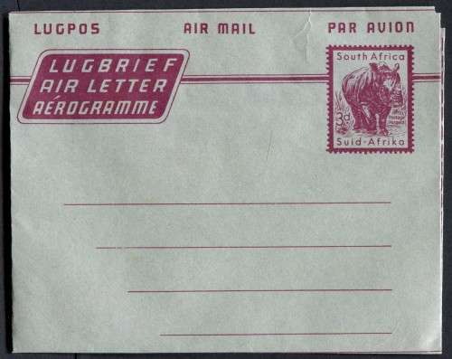 Union of SA - Aerogram