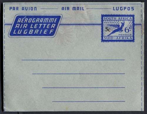 Union of SA - Aerogram