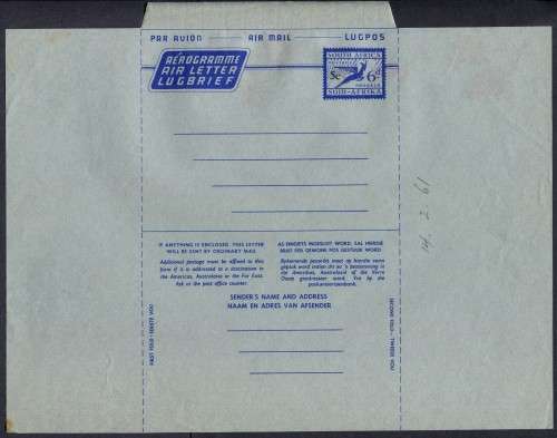 Union of SA - Aerogram