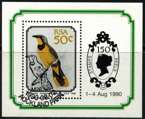 RSA - Miniature Sheet - 1990 - Used(CTO)