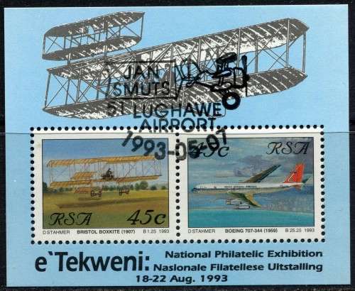 RSA - Miniature Sheet - 1993 - Used(CTO)