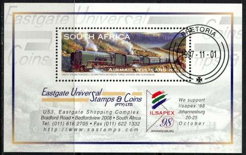 RSA - Miniature Sheet - 1997 - Used(CTO)