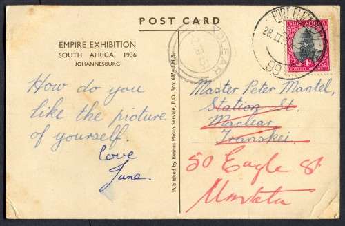 Union of SA - Post Card