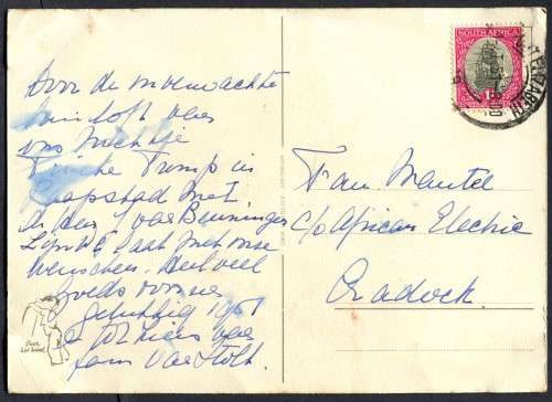Union of SA - Post Card