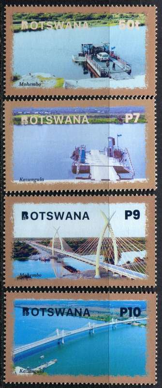 Botswana - Bridges - Set of 4 - 2022 - MNH