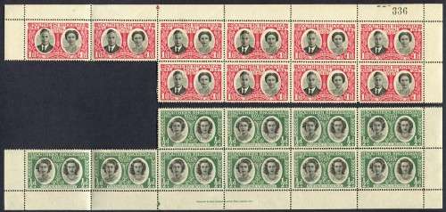 Southern Rhodesia - Set of 2 Blocks of 10 - 1947 - MNH