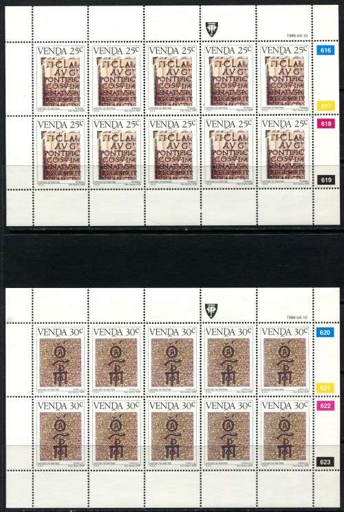 Venda - Set of 4 Full Sheets of 10 - 1986 - MNH