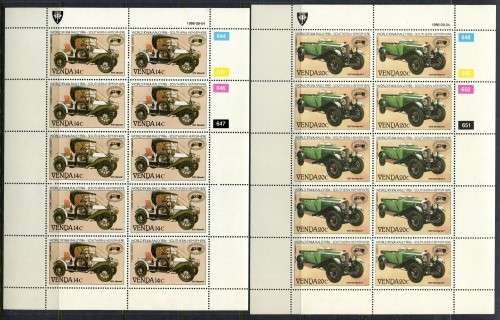 Venda - Set of 4 Full Sheets of 10 - 1986 - MNH