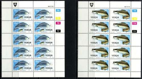 Venda - Set of 4 Full Sheets of 10 - 1987 - MNH