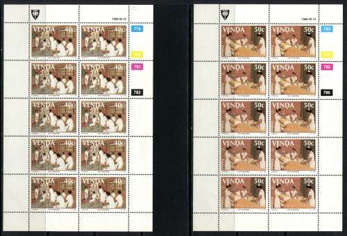 Venda - Set of 4 Full Sheets of 10 - 1988 - MNH
