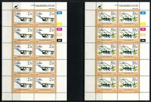 Ciskei - Set of 4 Full Sheets of 10 - 1990 - MNH