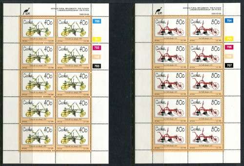 Ciskei - Set of 4 Full Sheets of 10 - 1990 - MNH