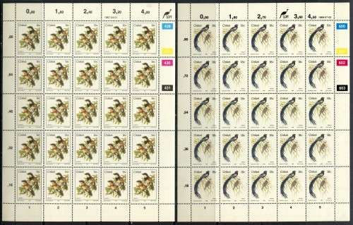 Ciskei - Additional Values - 4 Full Sheets of 25 - 1984/5/7/9 - MNH