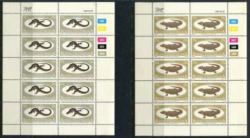 Bophuthatswana - Set of 4 Full Sheets of 10 - 1984 - MNH