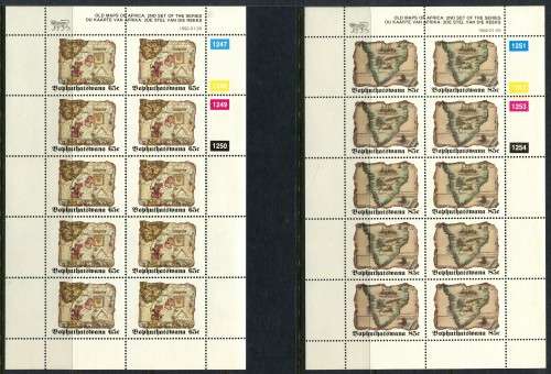 Bophuthatswana - Set of 4 Full Sheets of 10 - 1992 - MNH