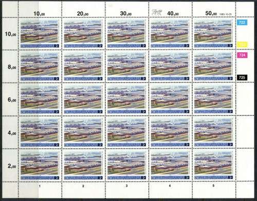 Bophuthatswana - Full Set of 17 Full Sheets of 25 - MNH - 2c Reprint Others Original Printing