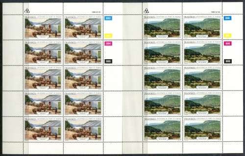 Transkei - Set of 4 Full Sheets of 10 -1986 -  MNH