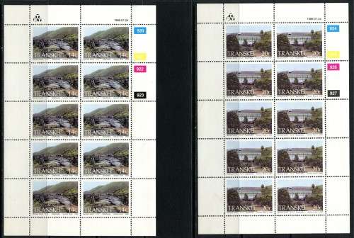 Transkei - Set of 4 Full Sheets of 10 -1986 -  MNH - Some Very Light Toning