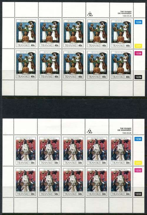 Transkei - Set of 4 Full Sheets of 10 -1990 -  MNH