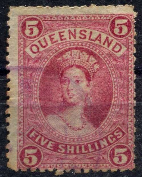 Queensland - 1882 - Used - Toned