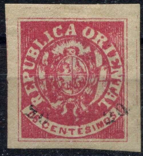 Uruguay - 1866 - MM - Paper Fin