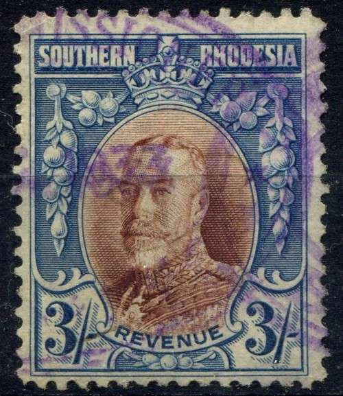 Southern Rhodesia - Revenue - 1931 - Used