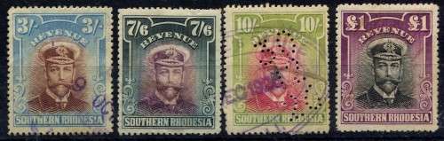 Southern Rhodesia - Revenue - 1924 - Used