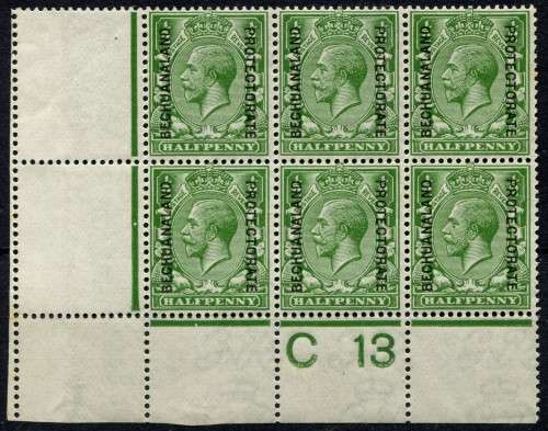 Becuanaland - Plate Block of 6 - MNH