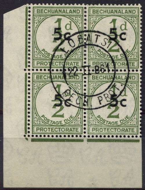 Becuanaland - Block of 4 - 1961 - Used