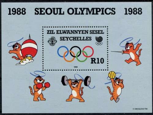 Seychelles - Miniature Sheet - 1988 - MNH