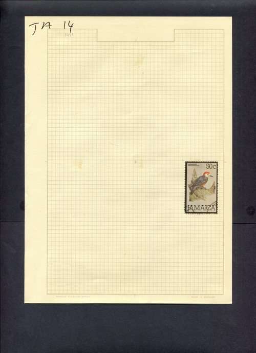 Jamaica - 1 Stamp Mounted (Hinged) On Album Page