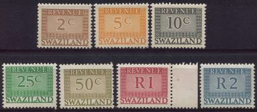 Swaziland - Revenue - 1970 to 1975 - MNH