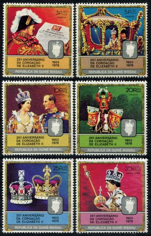Guinea-Bissau - QEII 25th Anniversary of Coronation 1978 - MNH