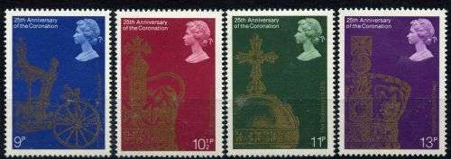 Great Britain - QEII 25th Anniversary of Coronation 1978 - MNH