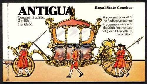 Antigua - Complete Booklet - QEII 25th Anniversary of Coronation 1978