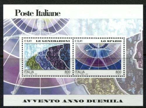 Italy - Miniature Sheet - 2000 - MNH