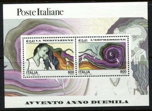 Italy - Miniature Sheet - 2000 - MNH
