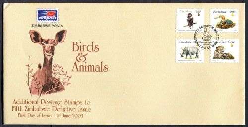 Zimbabwe - 4 x FDC`s - 2000/03