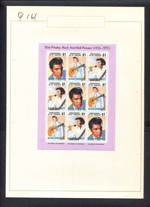 Music - 1 Miniature Sheet Mounted(Hinged) on Old Album Page