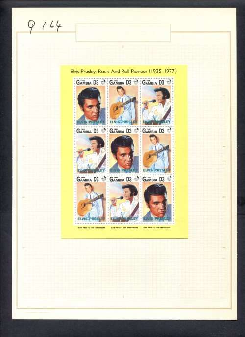 Music - 1 Miniature Sheet Mounted(Hinged) on Old Album Page