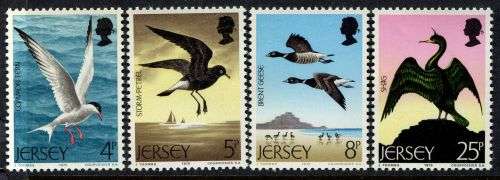 Jersey - Birds - 1975 - MNH