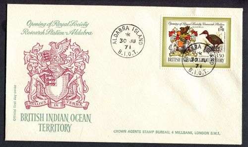 British Indian Ocean Territory - Birds - FDC - 1971