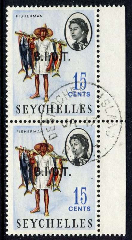 British Indian Ocean Territory - Bottom Stamp Missing Stop After I - 1968 - Used