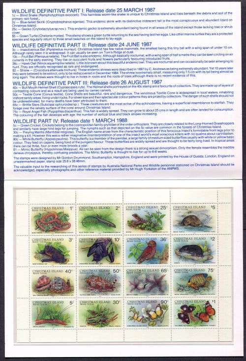 Christmas Island - 1987/88 - MNH