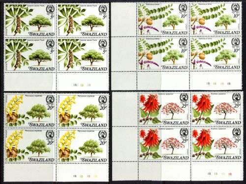 Swaziland - Set of 4 Blocks 1B of 4 - 1978 - MNH