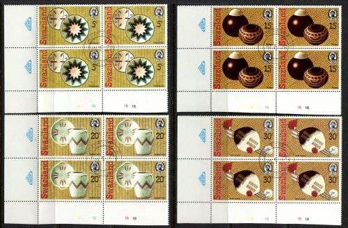 Swaziland - Set of 4 Control Blocks of 4 - 1979 - Used(CTO)